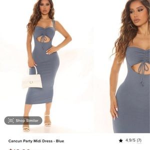 FASHION NOVA MIDI DRESS
